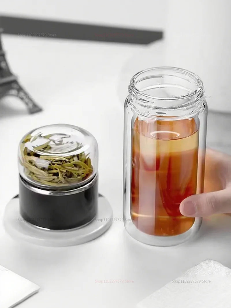 Glass Tea Tumbler with Infuser