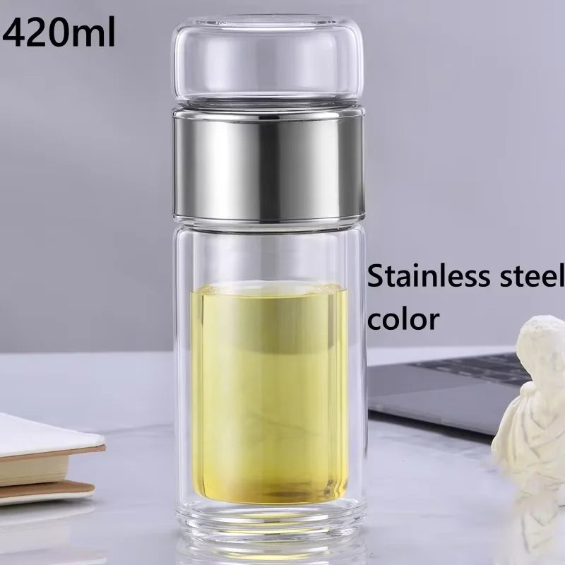 Glass Tea Tumbler with Infuser