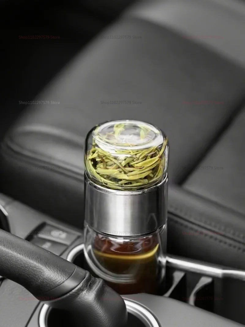 Glass Tea Tumbler with Infuser