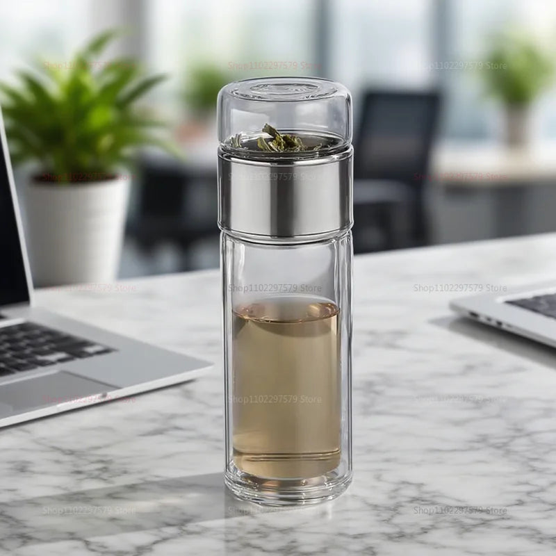 Glass Tea Tumbler with Infuser